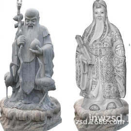 石刻像图片 石雕土地公公像加工厂 石材山像价格
