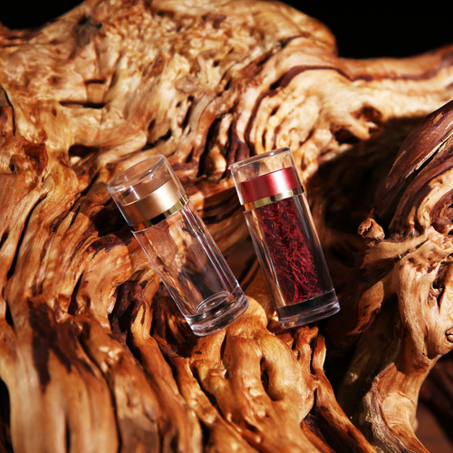 23*65 health care product capsule bottle saffron 1g ps food grade pill powder packaging acrylic bottle