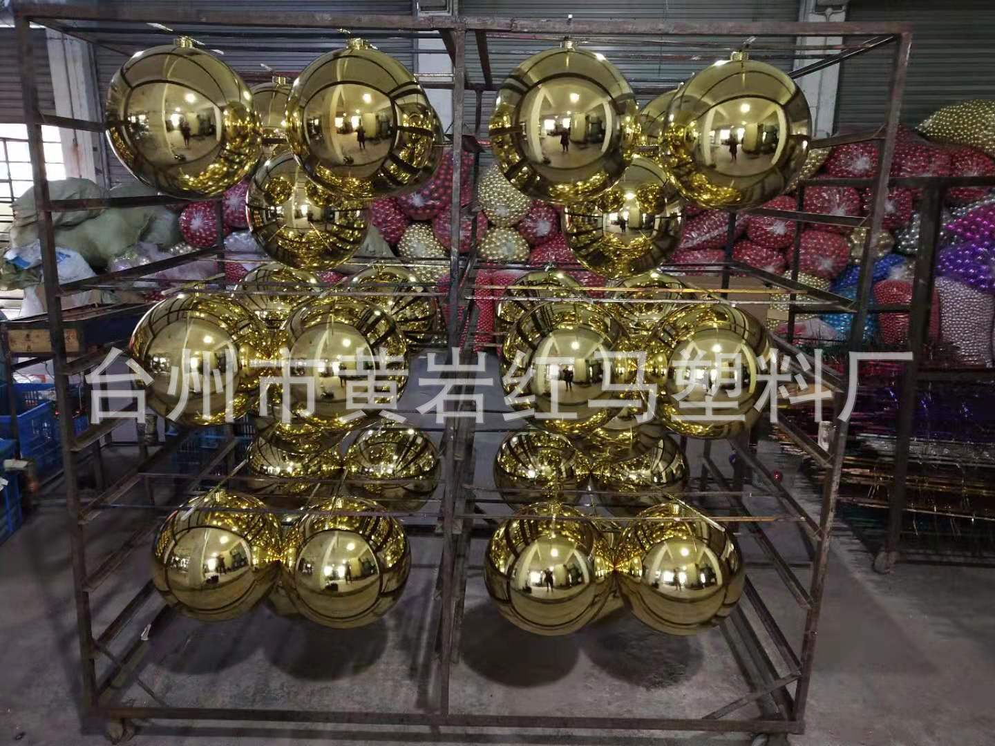 60cm BOLA DE Navidad Bola de galvanoplastia Hotel Mall KTV ventana boda lugar diseño decorativo bola al por mayor