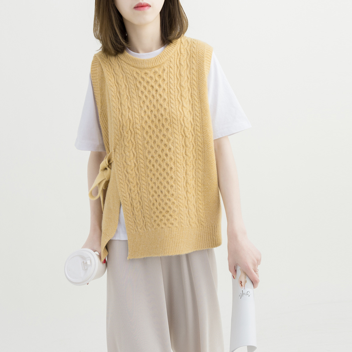 Gilet femme YI CHEN en Tricot - Ref 3316537 Image 3