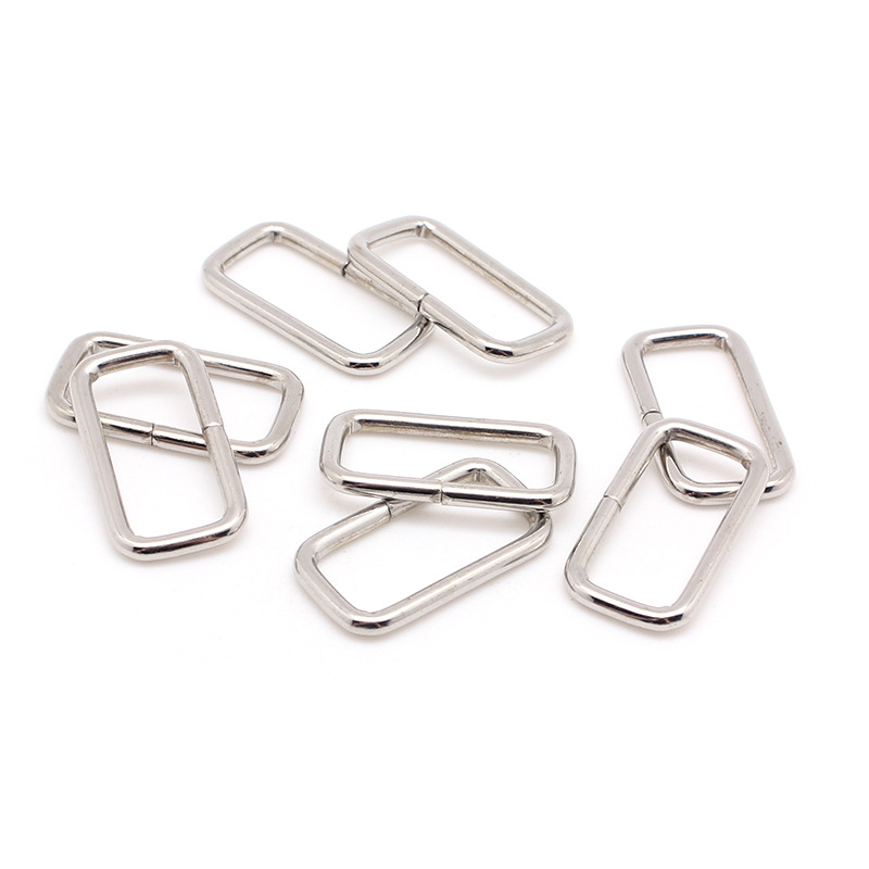 口字型铁线扣 现货直销铁线链接扣服饰箱包五金扣铁丝方扣
