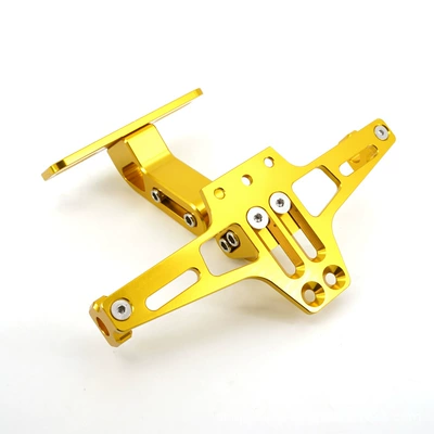 License plate holder/license plate holder | fire electric motorcycle turn light - gold-without-light