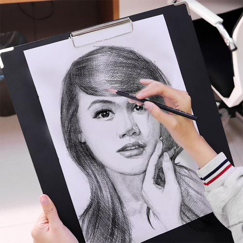 Color Waterproof Sketch Clip 8K Sketch Board 6K Sketch Clip Sketch Easel Drawing Board Shoulder Back Drawing Clip Wholesale