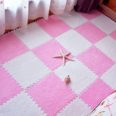 ins carpet bedroom Room Bedside princess household girl Net Red lovely Mosaic Mat