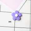 Matte resin flower-shaped with accessories, children's hair accessory, socks, handmade