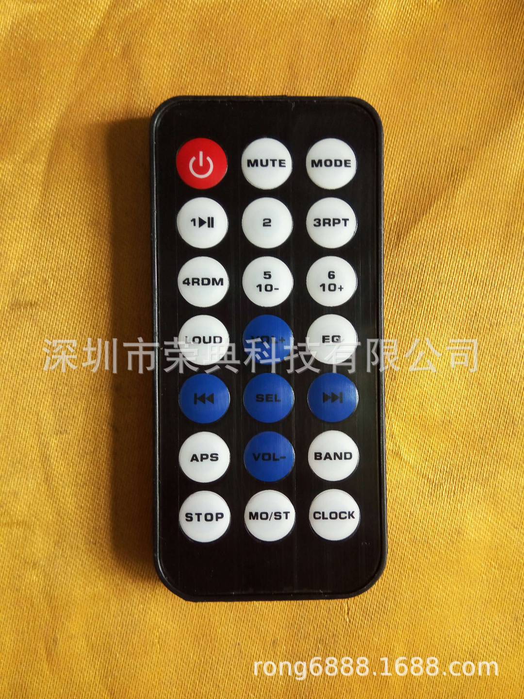 [本月热销]头枕AV6键遥控器，后视镜MP5遥控器，21键U盘机遥控器