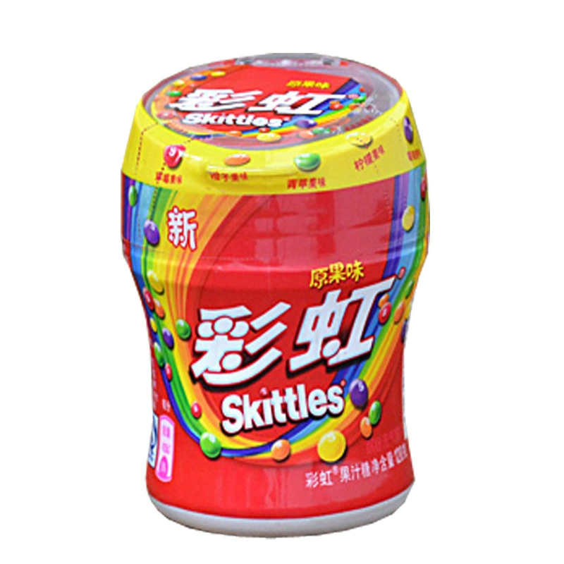 Конфеты (Skittles Wrigley) 120 г бутылка, ассорти фруктовых вкусов, большой перекус
