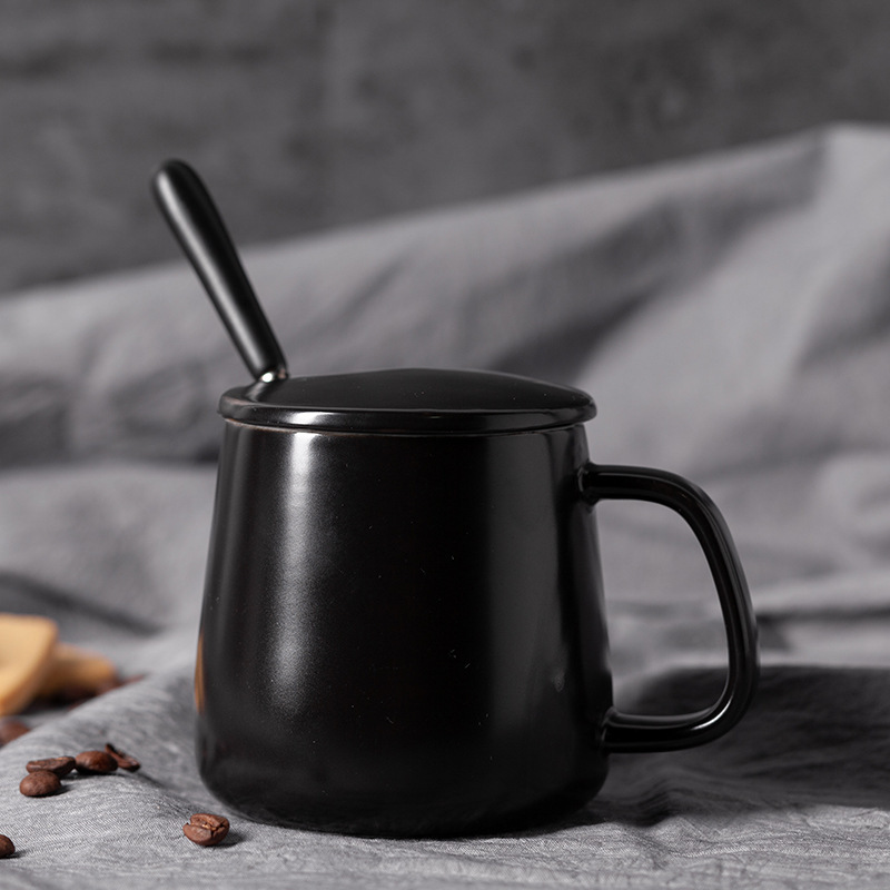 Taza de café de moda simple taza de cerámica taza de color sólido taza de agua taza de pareja taza de impresión de logotipo