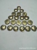 Brass earplugs with accessories, 8mm, 0.7-1.0mm