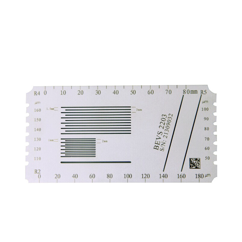 BEVS2203划格板十字划格板不锈钢多功能导割片导格规漆膜划格器