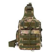 帝武纵队户外迷彩单肩包骑行大胸包ipadair背包多功能三用包斜跨