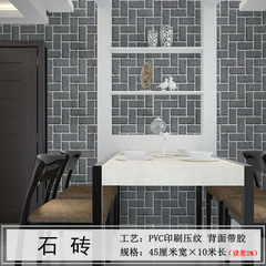 Brick pattern waterproof self-adhesive wallpaper self-sticking wall paste new design