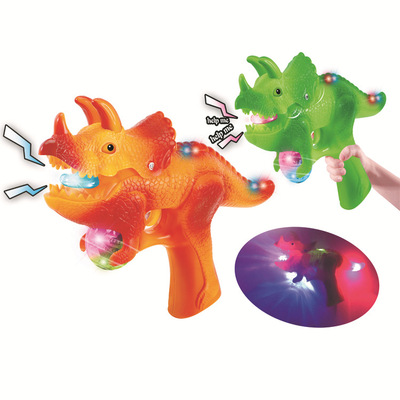 厂家直销专利玩具儿童玩具灯光音乐八音恐龙声光枪电动枪玩具枪|ru