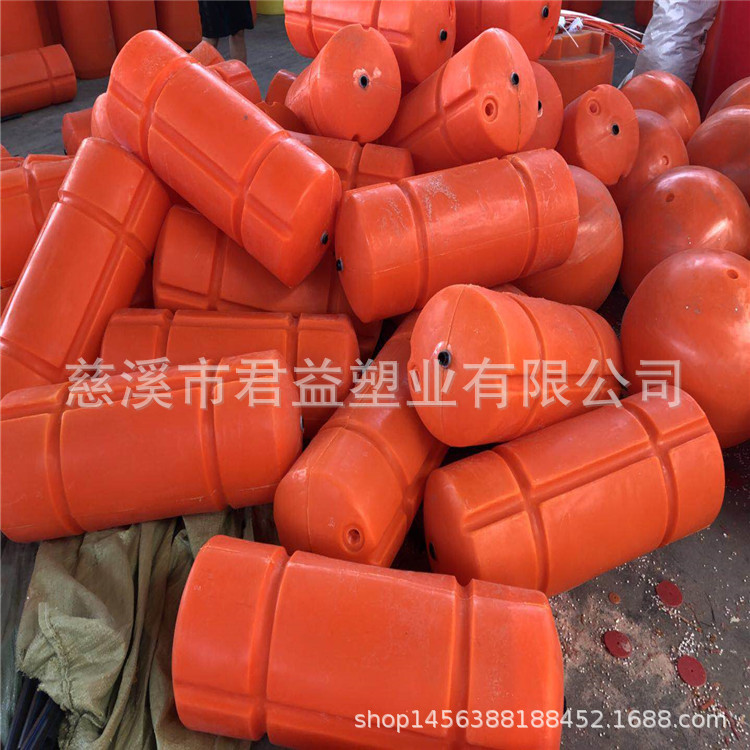 永州拦污浮体 水上塑料浮筒 垃圾拦截浮体直径30公分长度80公分