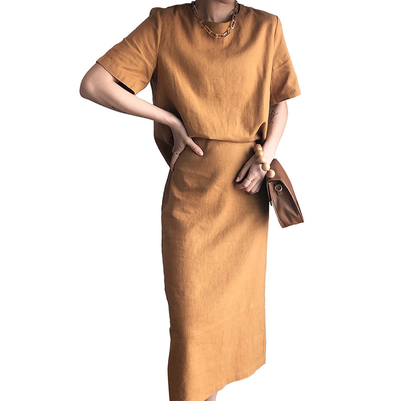 Costume femme HUI HUI en Coton et lin - Ref 3333898 Image 5