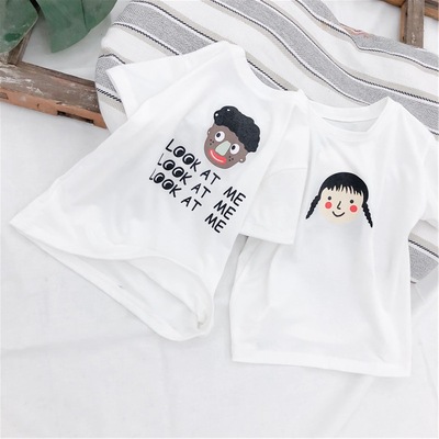 2019 summer new pattern Korean Edition Children's clothing Siblings