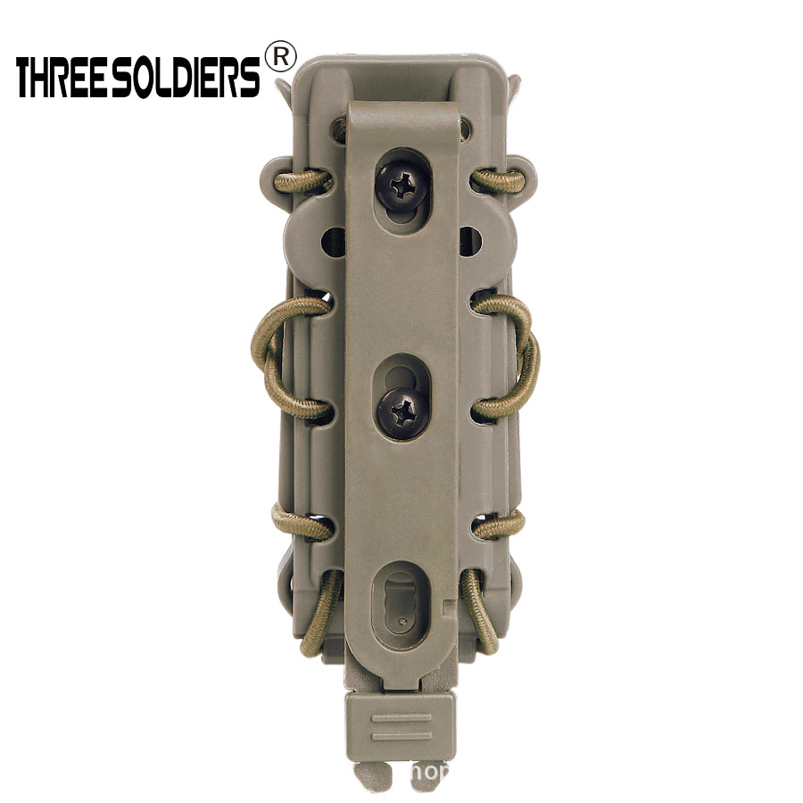 (2개) 외계인 육군 팬 CS 전술 허리 매달려 빠른 당김 상자 9MM 및 45APC MOLLE 허리 커버
