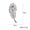 Elite sophisticated fashionable metal brooch lapel pin