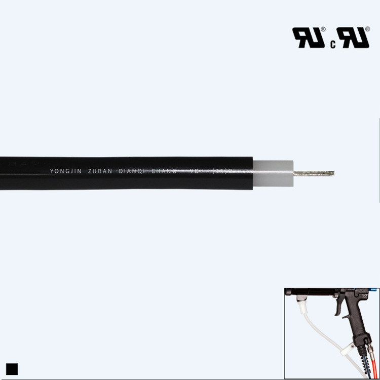 勇进GEVZ 150KVDC阻燃高压线静电喷涂电网医疗设备监狱电网高压线