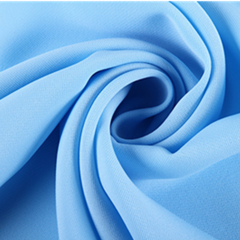 现货供应 涤纶佳丽斜 骑兵斜雪纺面料 春夏女装雪纺衬衫服装面料