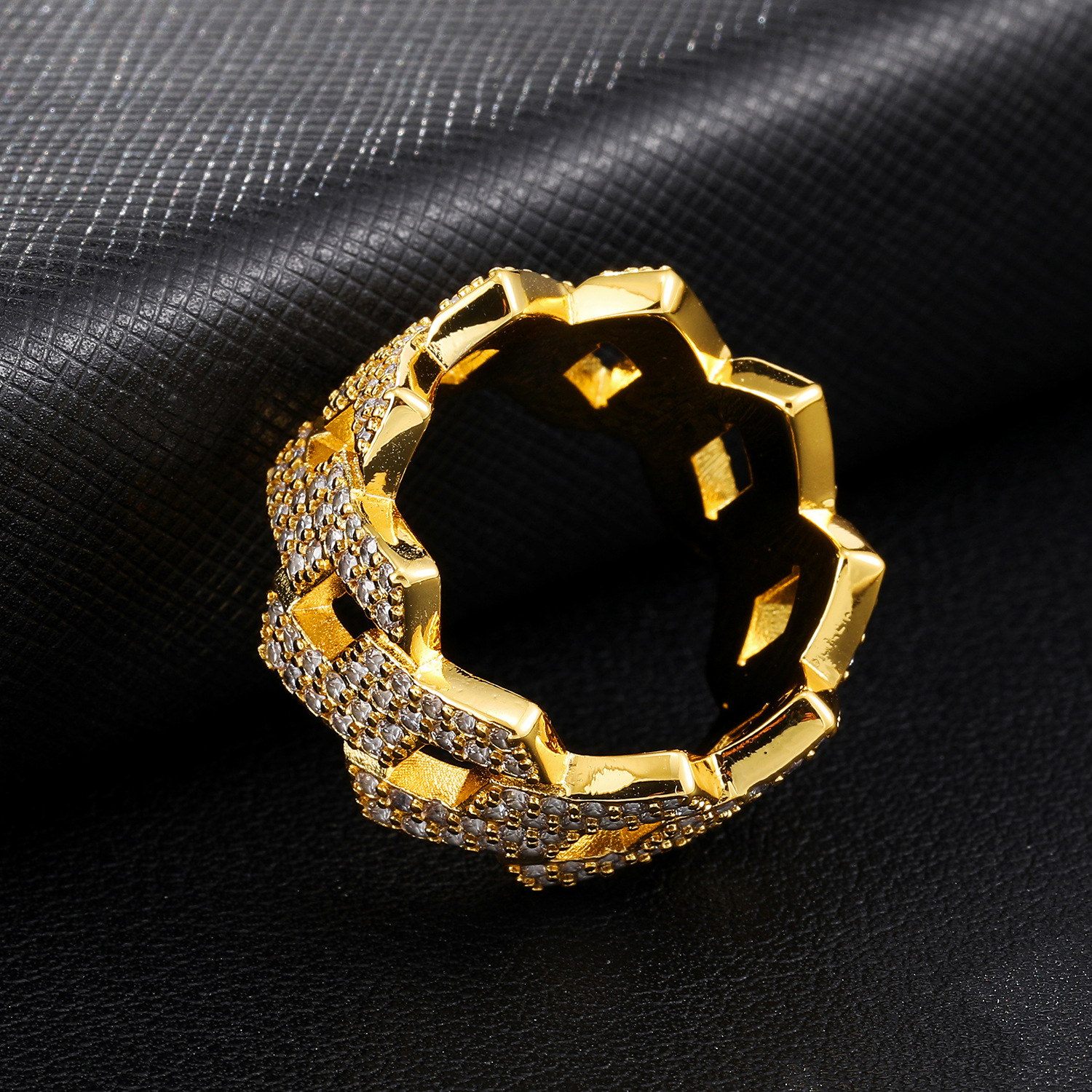 Gold-Plated Copper Men's Ring