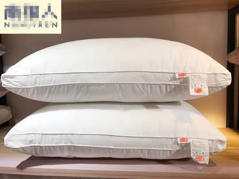 厂家直销Nan级人纯棉枕芯 宾馆酒店自用枕头批发零售对接微商团队