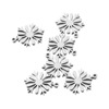 Stainless Steel Christmas Snow Double Pole Single Single Small Pendant DIY Jewelry necklaces necklace accessories ALDY654