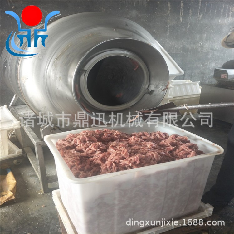 供应不锈钢真空滚揉机 全自动腊肉腌制机 大型鲜肉上料机