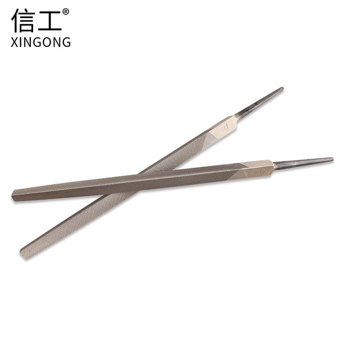 Xin Gong file steel file triangle file metal grinding correction coarse/medium tooth 6/8/10/12 inch high carbon steel file