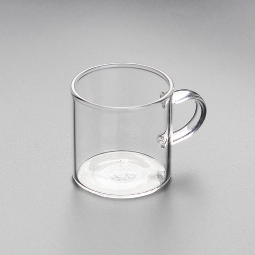 High temperature resistant glass thickened tea cup High temperature resistant glass herbal tea set Glass straight cup