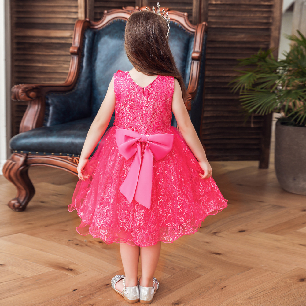 Children's Dress Princess Dress Baby Year-old Dress Tutu Skirt Flower Girl Wedding Dress display picture 21