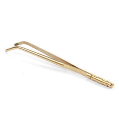 產地底價 銅茶夾新款茶葉夾子 功夫茶具配件茶杯夾防滑茶夾子批發