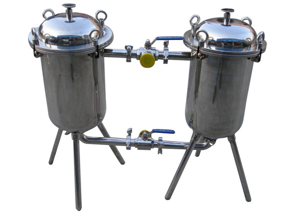 卫生级双联过滤器 不锈钢过滤器 304材质|ms