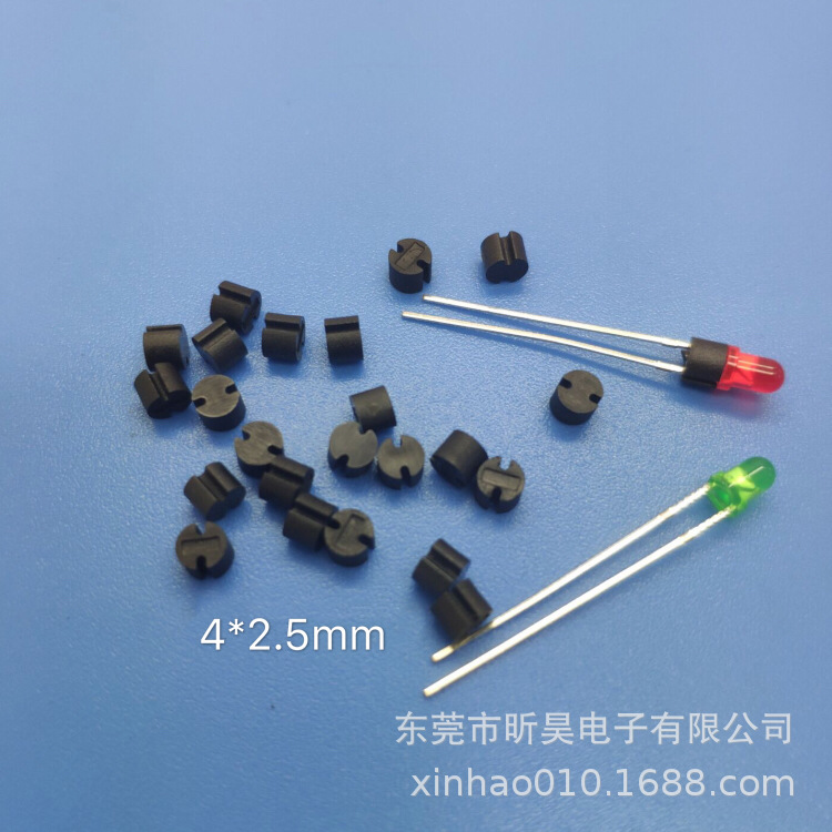 供应LED黑色双坑间隔柱 LED实心灯柱尼龙灯柱双槽间隔柱环保