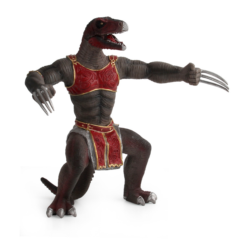 Nuevo modelo transfronterizo juguete hoz cuerno de dragón Pluma de dragón Dragón de uñas dragón espina dorsal Dragón Tyrannosaurus Dragón Guerrero