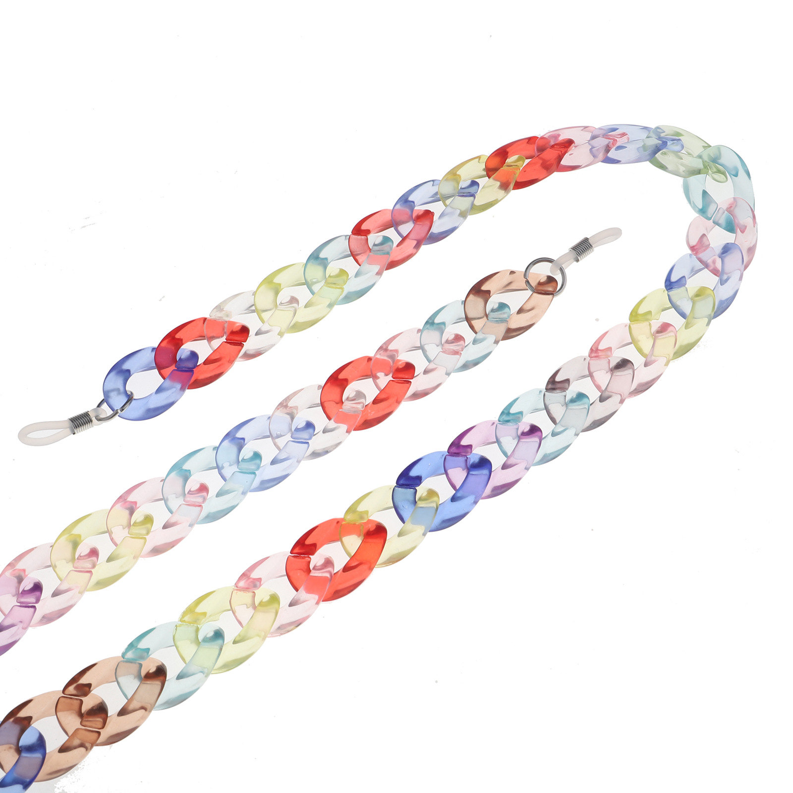Fashion Transparent Color Glasses Chain display picture 2