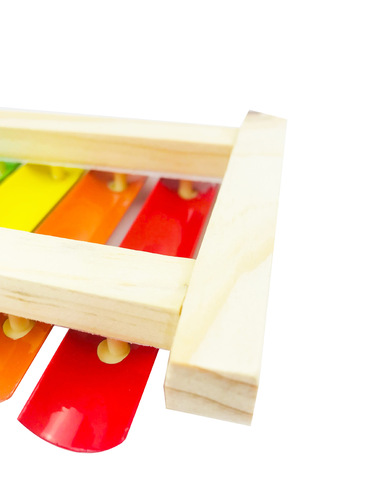 Infants and young children wooden eight-note hand knocking piano early education baby educational musical instrument toy 1-2-3 years old small wooden knocking