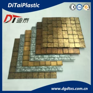 东莞迪泰吸塑 供应3D墙纸砖块 ABS/PP/PC亚克力厚板吸塑