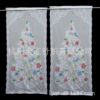 Christmas curtain spray flowers Christmas tree lace color light emitting LED lanterns 40x84 inch curtain new