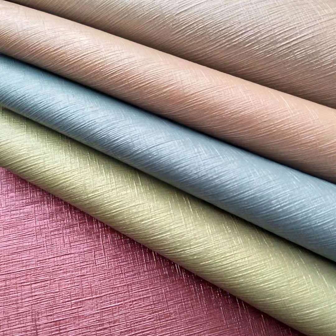 工厂现货高性价比PVC珠光皮革 家具沙发面料 软装硬包装饰皮革