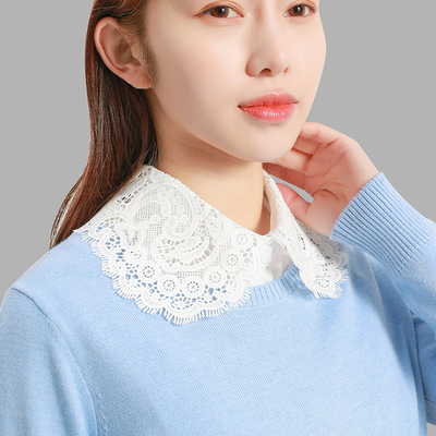 Fake collar Detachable Blouse Dickey Collar False Collar Sweater with collar, shirt collar, women dress collar, children shirt, all kinds of fake collar season black and white