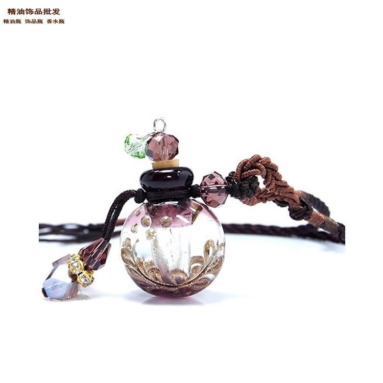 中国精油饰品网紫色缨诺绳大号扁圆巴洛克项链7.jpg