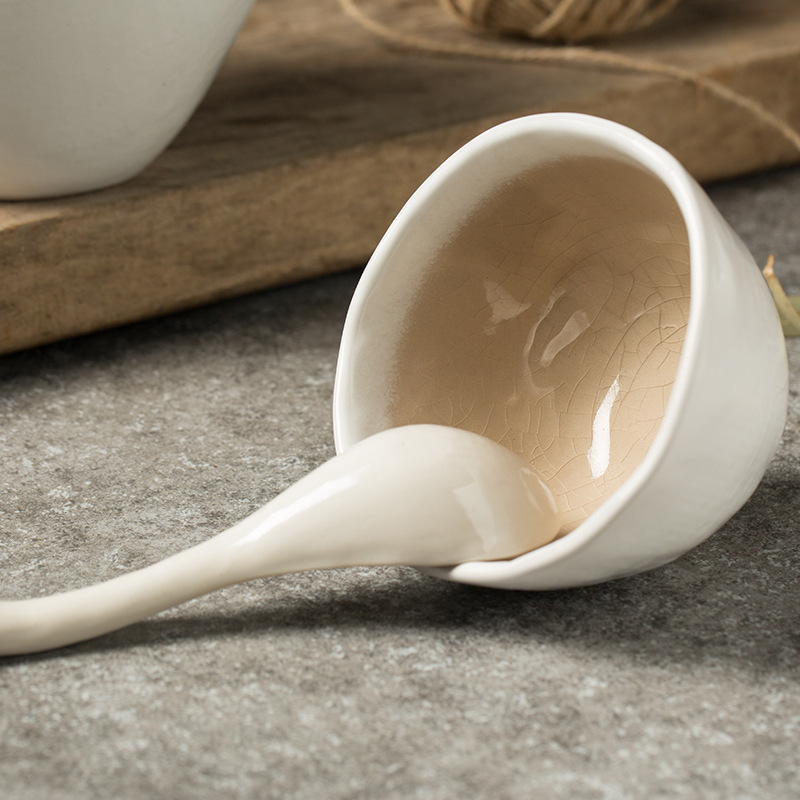 Retro creativo cerámica vajilla grieta esmalte placa en forma de disco creativo traje hogar plato sopa tazón