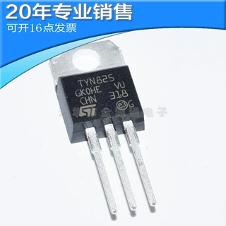供应TYN825RG TO-220 单向可控硅三极管 晶闸管 直插 二三极管其