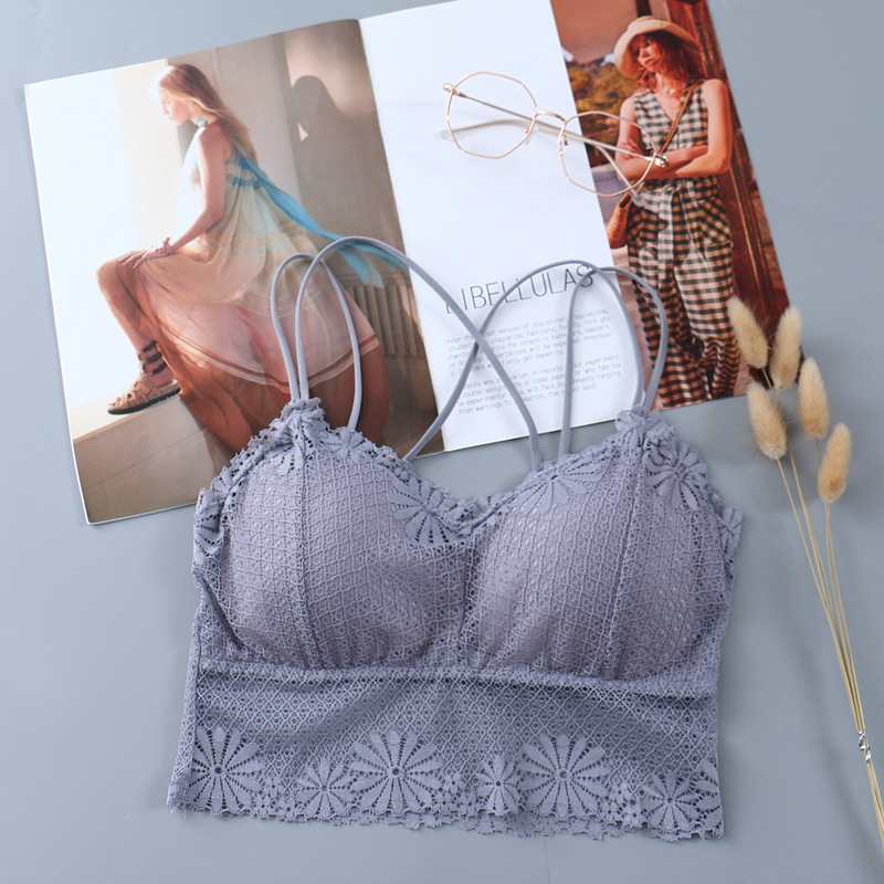 2020 Spring solar system New products camisole vest Beautiful back Wrap chest seamless No trace Wireless Bras Underwear