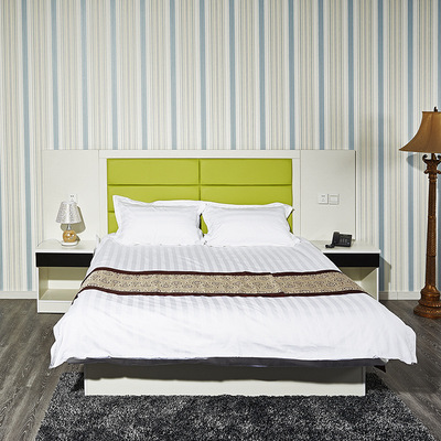 Simplicity modern Plate beds hotel Flats Suite bedroom furniture Double bed 1.5M1.8M Custom manufacturer