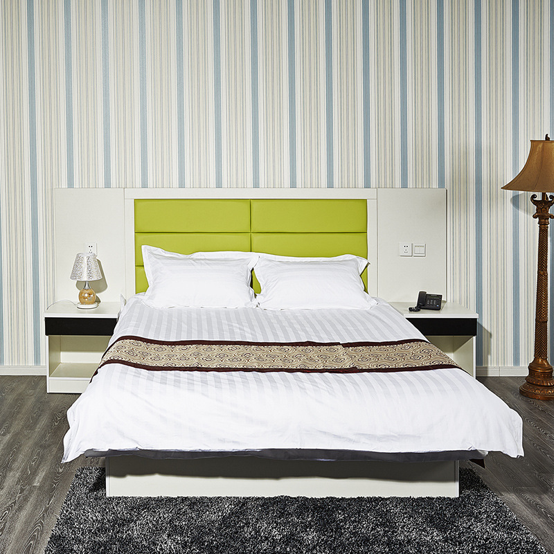 Simplicity modern Plate beds hotel Flats Suite bedroom furniture Double bed 1.5M1.8M Custom manufacturer