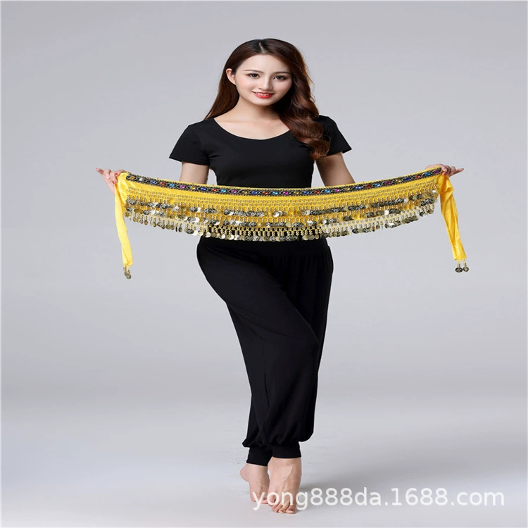 Б Belly dance талия цепь с одним бриллиантом,chain взрослый сценическое выступление начинающий практикующий висит монета талия цепь