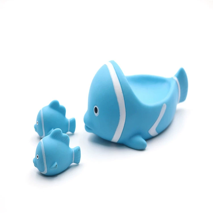 Большая морская игрушка для игры в воде из пластика, кукла ПВХ, антистресс, с звуком, на заказ