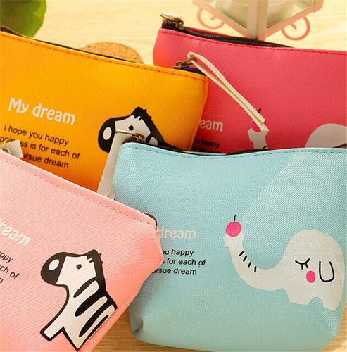 Cute Animal Park Coin Purse Creative Simple Small Storage Bag Key Bag Coin Bag Printable Logo
